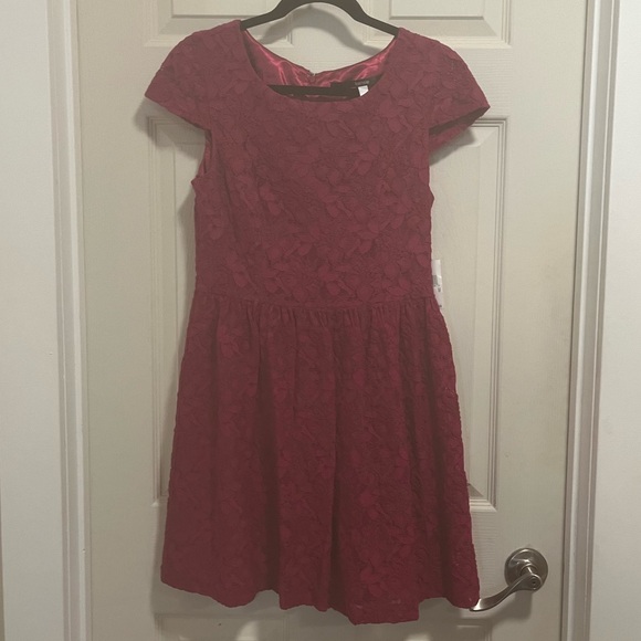 Kensie A-line dress in ultraberry - Picture 1 of 5